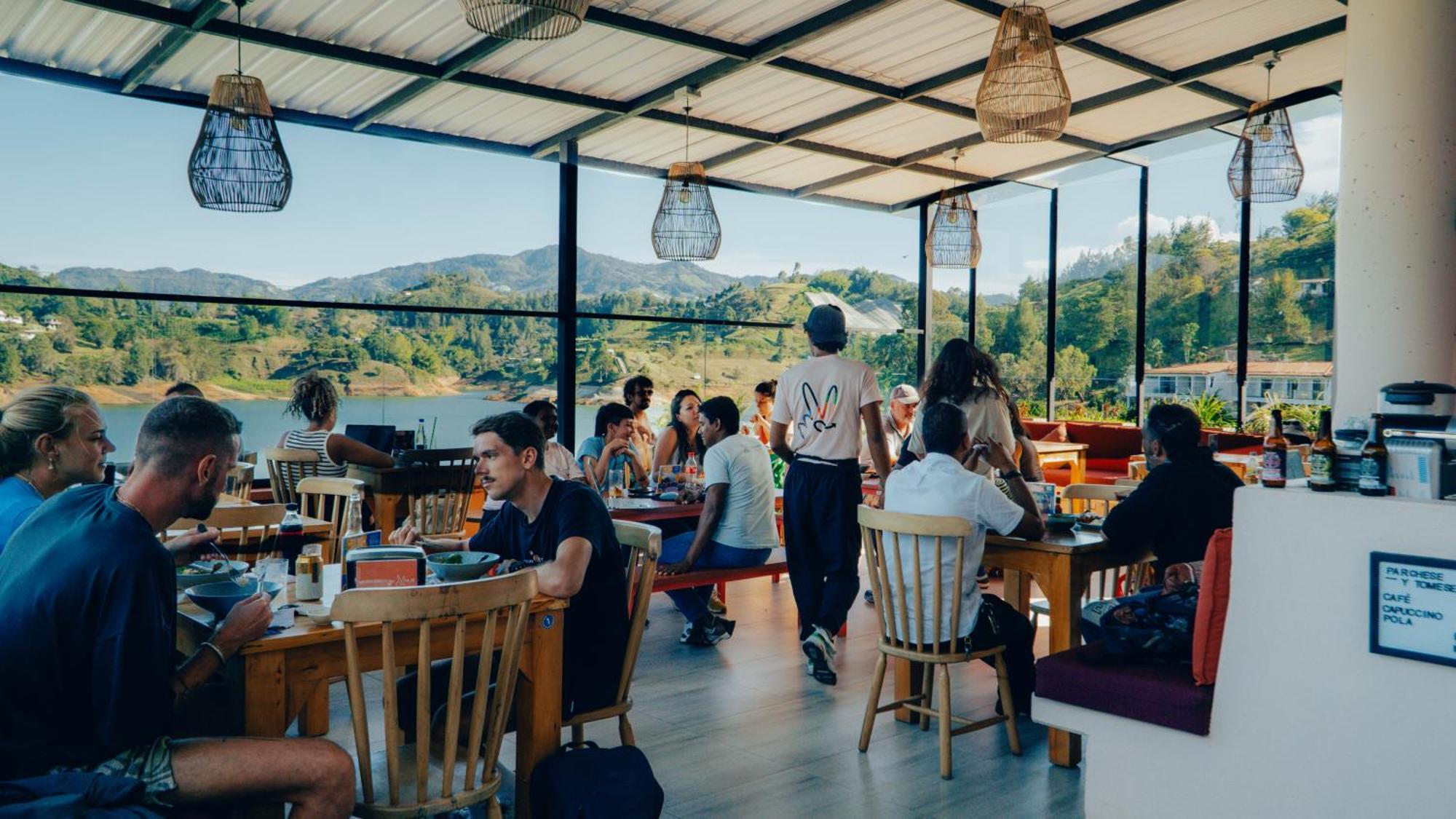Viajero Guatape Hostel & Lake Club Ngoại thất bức ảnh